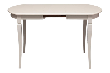 Стол раскладной Tetchair Modena MD-T4EX, Дерево гевея / мдф Ivory White (слоновая кость)
