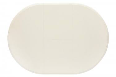 Стол обеденный BEATRICE NEW Беатриче New дерево гевея/мдф, Dia 90+35x76 cm, pure white 402