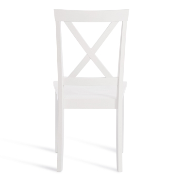 Стул Tetchair Golfi Гольфи, Дерево гевея / Мдф,  Pure White