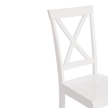 Стул Tetchair Golfi Гольфи, Дерево гевея / Мдф,  Pure White