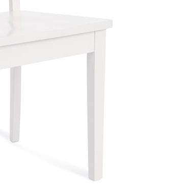 Стул Tetchair Golfi Гольфи, Дерево гевея / Мдф,  Pure White