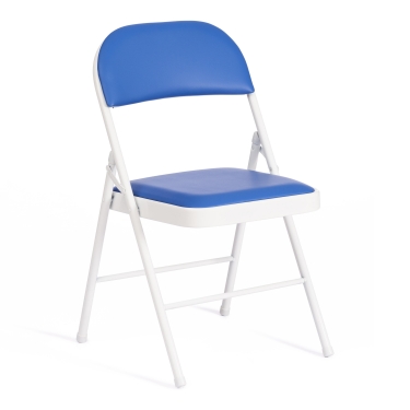 Стул складной Tetchair FOLDER mod. 3022G, blue (синий) / white (белый)