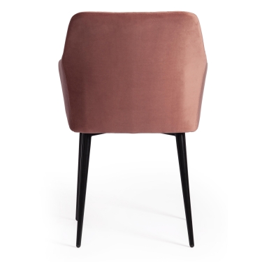 Кресло Tetchair BREMO mod. 708 ткань/металл, коралловый barkhat 15 /черный