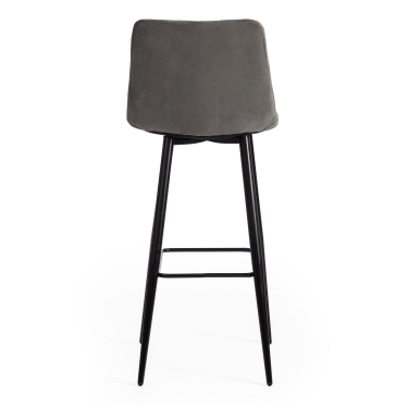 Стул барный Tetchair CHILLY mod.7095б ткань/металл, серый barkhat 26