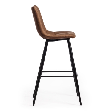 Стул Tetchair барный CHILLY mod.7095б ткань/металл, коричневый barkhat 12