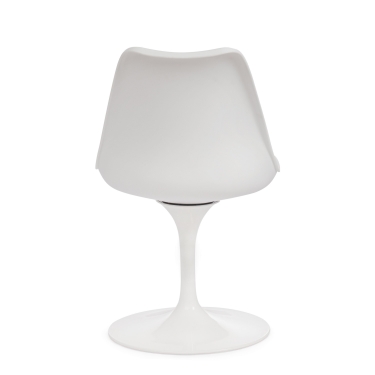 Стул Tetchair TULIP FASHION CHAIR mod.109 Металл / Пластик / PU, белый