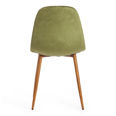 Стул Tetchair BREEZE mod. 4724 велюр / металл, Green зеленый HLR54 / натуральный