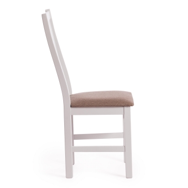 Стул SWEDEN Многослойная фанера, 414099 см, white, ткань бежевая Ford William 7