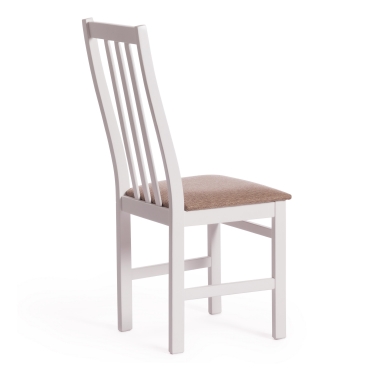 Стул SWEDEN Многослойная фанера, 414099 см, white, ткань бежевая Ford William 7
