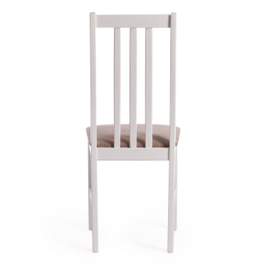 Стул SWEDEN Многослойная фанера, 414099 см, white, ткань бежевая Ford William 7