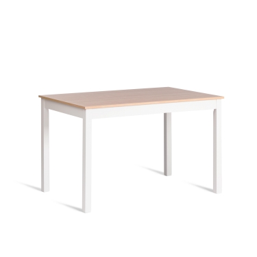 Обеденный комплект Tetchair Хадсон / Hudson Dining Set mod.0103, White (Белый) / Natural (натуральный)