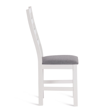 Стул Tetchair SWEDEN Многослойный березовый шпон white/велюр темно-серый