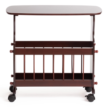 Журнальный столик с газетницей SR-0939-3 дерево, 613356см, Орех Walnut