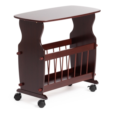 Журнальный столик с газетницей SR-0939-3 дерево, 613356см, Орех Walnut
