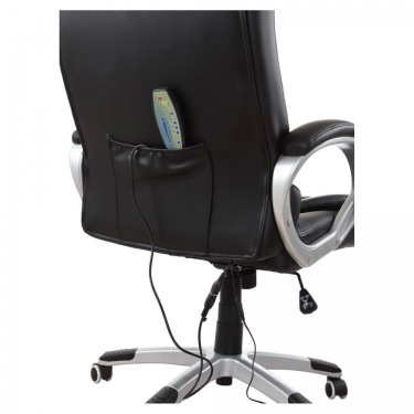 Кресло с массажным модулем BRABIX Comfort MS-003 Черный