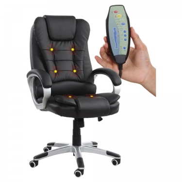 Кресло с массажным модулем BRABIX Comfort MS-003 Черный