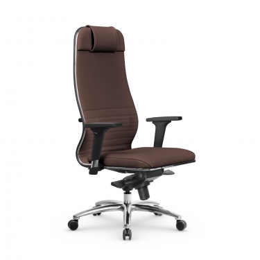 Кресло руководителя Metta L 1m 38К2/2D Infinity Easy Clean MPES Комплект 1 Темно-коричневое