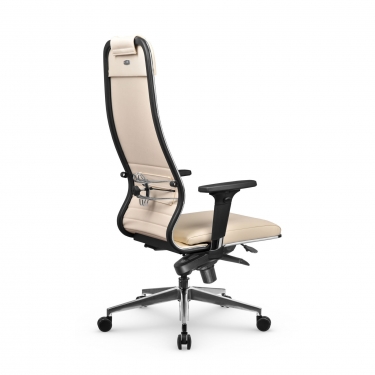 Кресло руководителя Metta L 1m 38К2/2D Infinity Easy Clean MPES Комплект 2 Молочное
