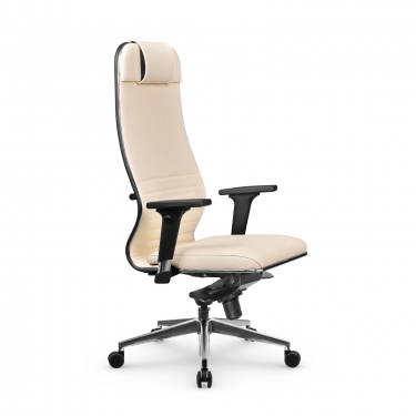 Кресло руководителя Metta L 1m 38К2/2D Infinity Easy Clean MPES Комплект 2 Молочное