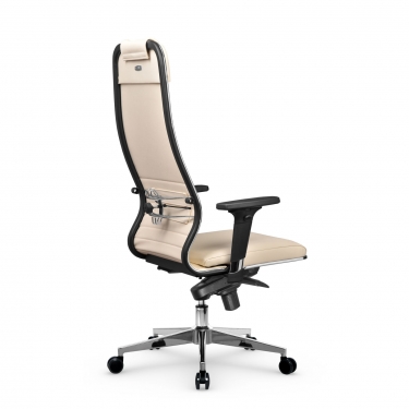 Кресло руководителя Metta L 1m 38К2/2D Infinity Easy Clean MPES Комплект 3 Молочное