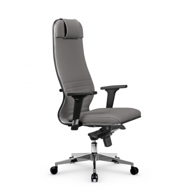 Кресло руководителя Metta L 1m 38К2/2D Infinity Easy Clean MPES Комплект 3 Серое