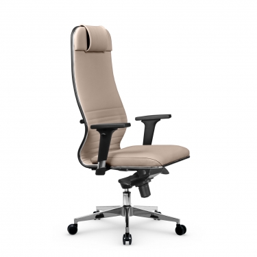 Кресло руководителя Metta L 1m 38К2/2D Infinity Easy Clean MPES Комплект 3 Темно-бежевое