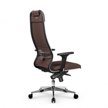 Кресло руководителя Metta L 1m 38К2/2D Infinity Easy Clean MPES Комплект 3 Темно-коричневое