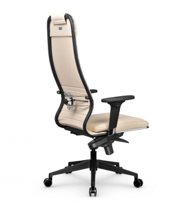 Кресло руководителя Metta L 1m 38К2/2D Infinity Easy Clean MPES Комплект 4 Молочное