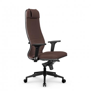 Кресло руководителя Metta L 1m 38К2/2D Infinity Easy Clean MPES Комплект 4 Темно-коричневое