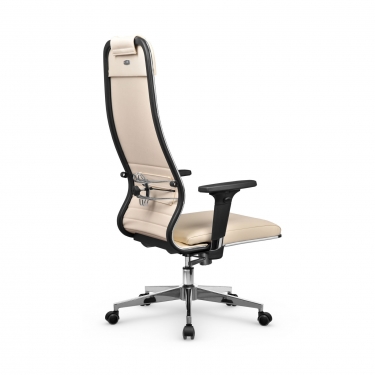 Кресло руководителя Metta L 1m 38К2/2D Infinity Easy Clean MPES Комплект 5 Молочное