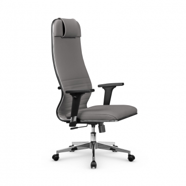 Кресло руководителя Metta L 1m 38К2/2D Infinity Easy Clean MPES Комплект 5 Серое