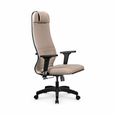 Кресло руководителя Metta L 1m 38К2/2D Infinity Easy Clean MPES Комплект 6 Темно-бежевое