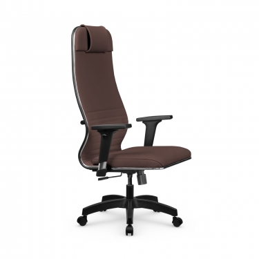 Кресло руководителя Metta L 1m 38К2/2D Infinity Easy Clean MPES Комплект 6 Темно-коричневое