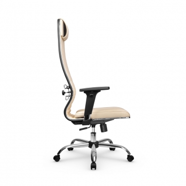 Кресло руководителя Metta L 1m 38К2/2D Infinity Easy Clean MPES Комплект 7 Молочное