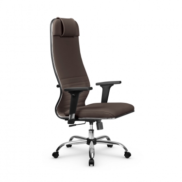 Кресло руководителя Metta L 1m 38К2/2D Infinity Easy Clean MPES Комплект 7 Светло-коричневое