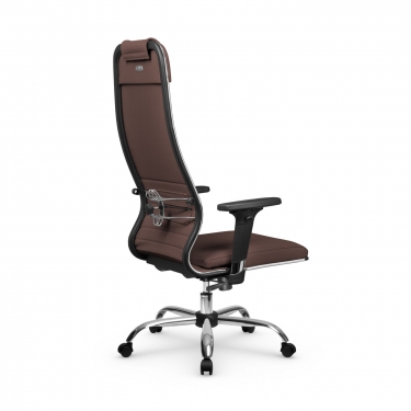 Кресло руководителя Metta L 1m 38К2/2D Infinity Easy Clean MPES Комплект 7 Темно-коричневое