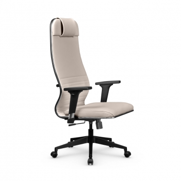 Кресло руководителя Metta L 1m 38К2/2D Infinity Easy Clean MPES Комплект 8 Светло-бежевое