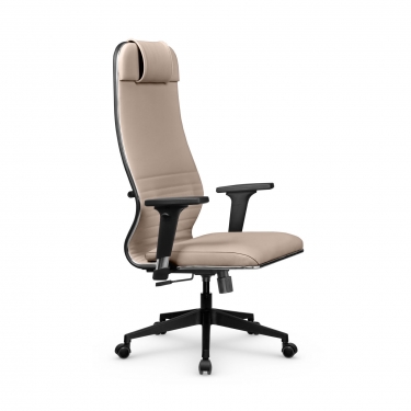 Кресло руководителя Metta L 1m 38К2/2D Infinity Easy Clean MPES Комплект 8 Темно-бежевое