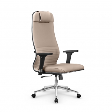 Кресло руководителя Metta L 1m 38К2/2D Infinity Easy Clean MPES Комплект 9 Темно-бежевое