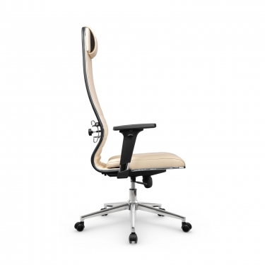 Кресло руководителя Metta L 1m 38К2/2D Infinity Easy Clean MPES Комплект 10 Молочное