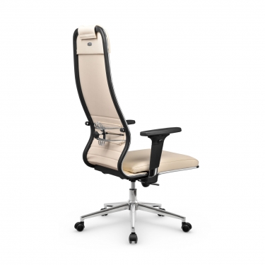 Кресло руководителя Metta L 1m 38К2/2D Infinity Easy Clean MPES Комплект 10 Молочное