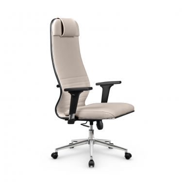 Кресло руководителя Metta L 1m 38К2/2D Infinity Easy Clean MPES Комплект 10 Светло-бежевое