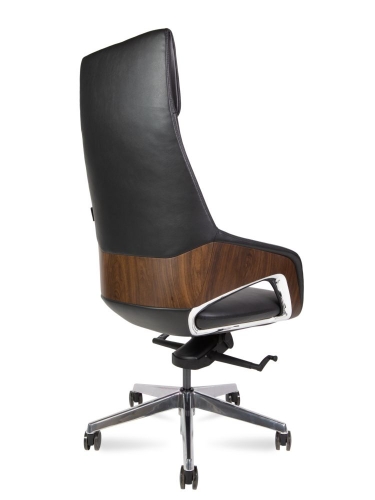 Кресло руководителя Норден Шопен FK 0005-A BLACK LEATHER