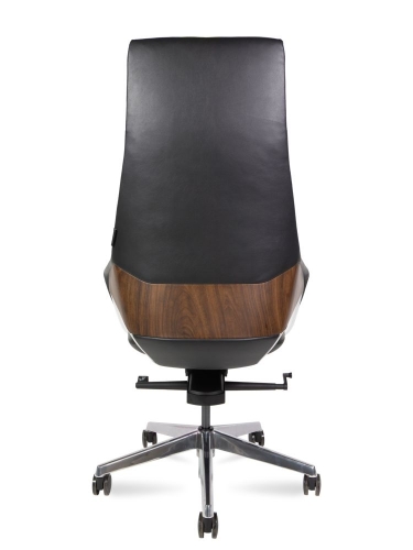 Кресло руководителя Норден Шопен FK 0005-A BLACK LEATHER