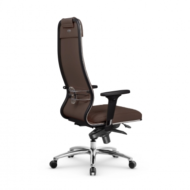 Кресло руководителя Мetta L 1m 40M/2D Infinity Easy Clean MPES Комплект 1 Темно-коричневое