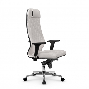 Кресло руководителя Мetta L 1m 40M/2D Infinity Easy Clean MPES Комплект 3 Белое