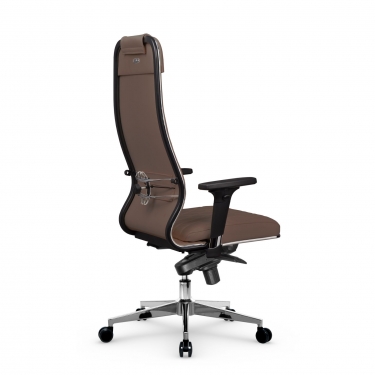 Кресло руководителя Мetta L 1m 40M/2D Infinity Easy Clean MPES Комплект 3 Светло-коричневое