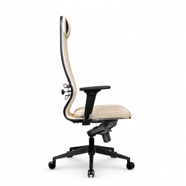 Кресло руководителя Мetta L 1m 40M/2D Infinity Easy Clean MPES Комплект 4 Молочное