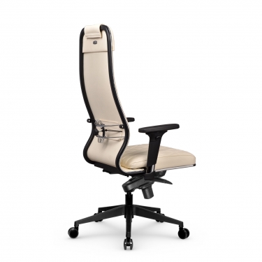 Кресло руководителя Мetta L 1m 40M/2D Infinity Easy Clean MPES Комплект 4 Молочное