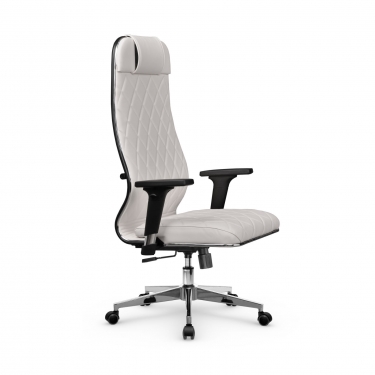 Кресло руководителя Мetta L 1m 40M/2D Infinity Easy Clean MPES Комплект 5 Белое